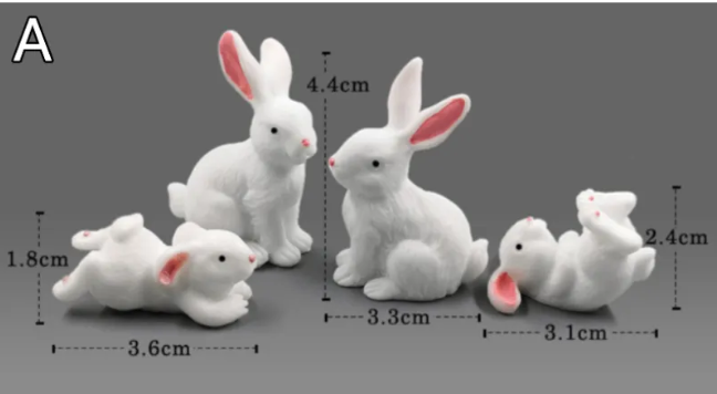 Mini Resin Animal Figurines – DIY Micro-Landscape Decor